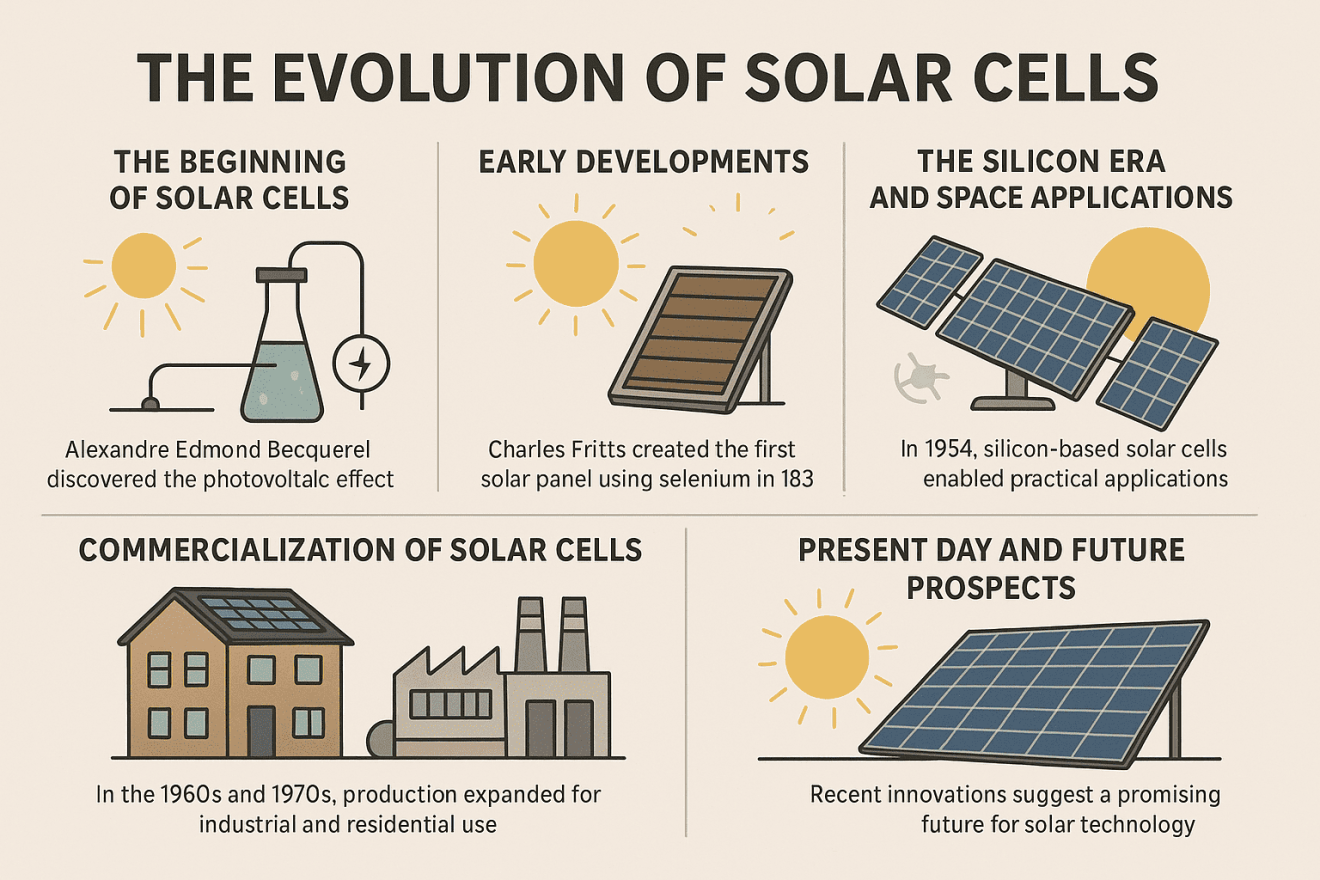 The Evolution of Solar Cells — From Past to Present